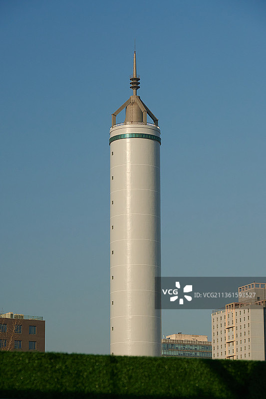 圆柱形塔式建筑图片素材