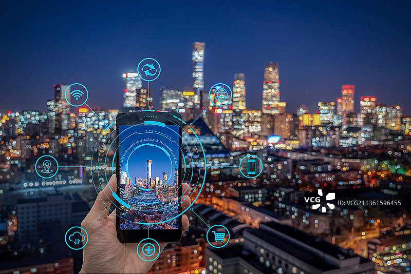 手机中的国贸风景图片素材