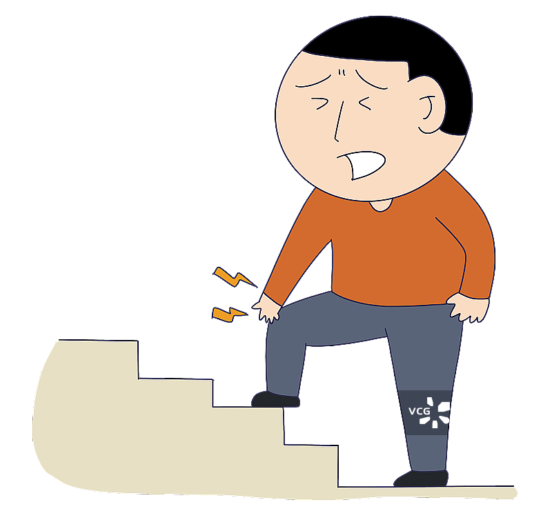 元素：上楼梯关节疼图片素材
