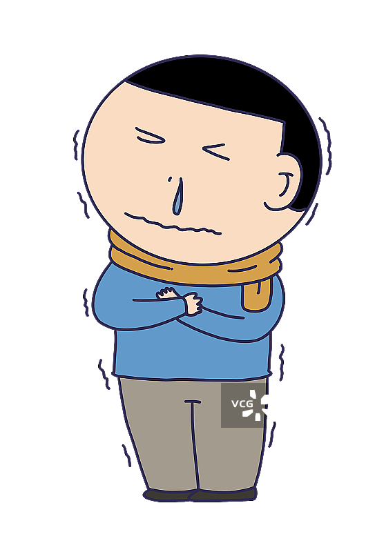 元素：寒冷的人物图片素材