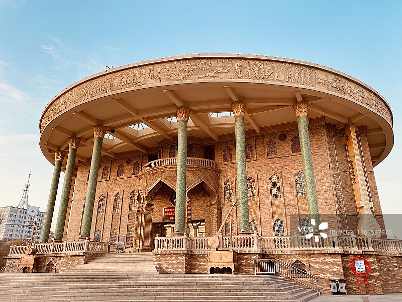 哈密木卡姆传承中心图片素材