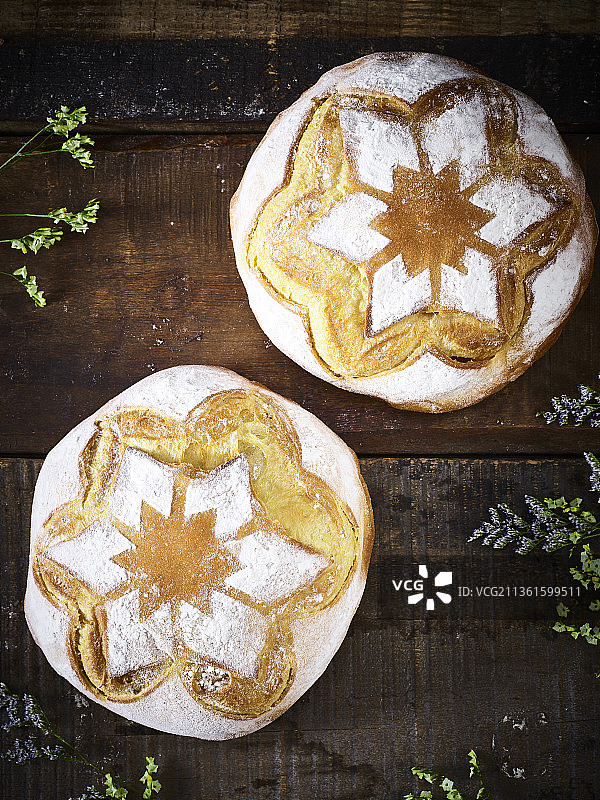 圣诞欧式面包图片素材