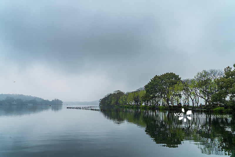 杭州花港观鱼图片素材