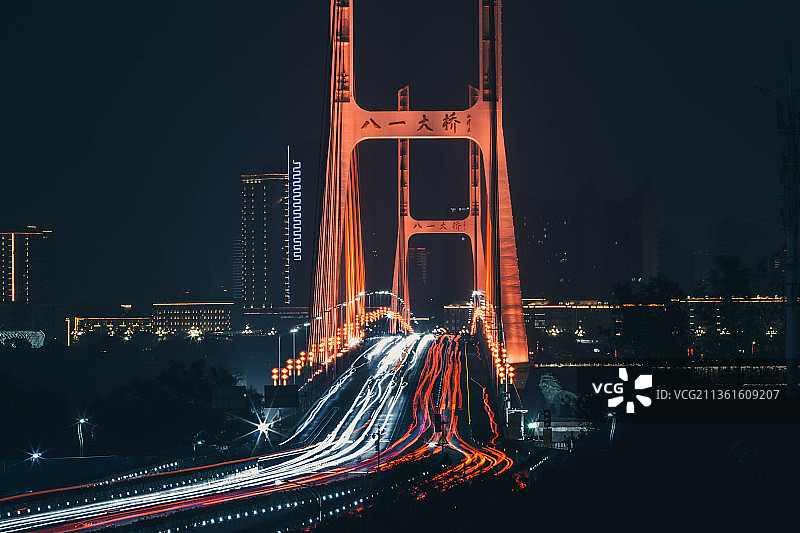 南昌八一大桥图片素材