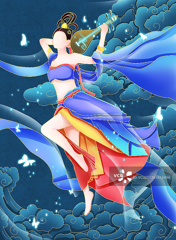 新中式-飞天图片素材