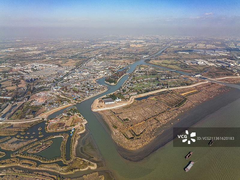 扬州瓜洲古渡图片素材