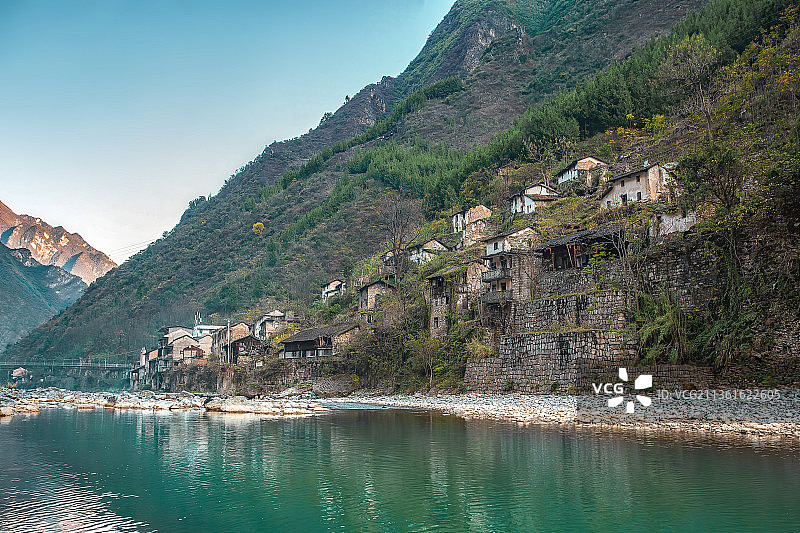 重庆巫溪宁厂古镇风景图片素材