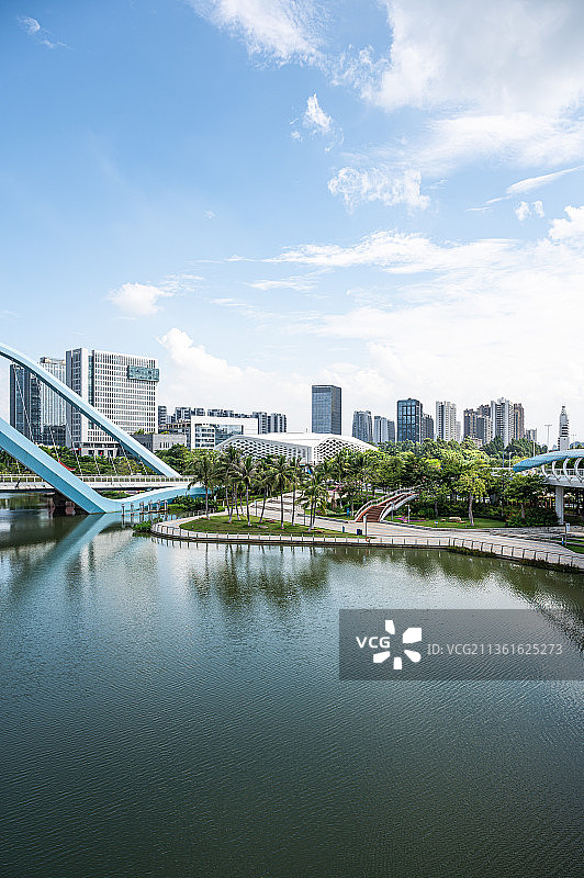 广东广州南沙自由贸易区城市风光图片素材