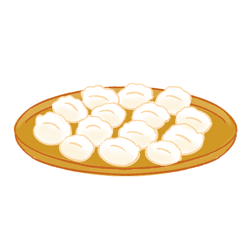 一盘饺子图片素材