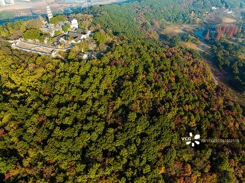 江苏苏州上方山国家森林公园图片素材