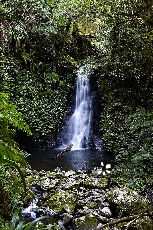 澳大利亚昆士兰州雷明顿国家公园格旺古莱瀑布风光图片素材