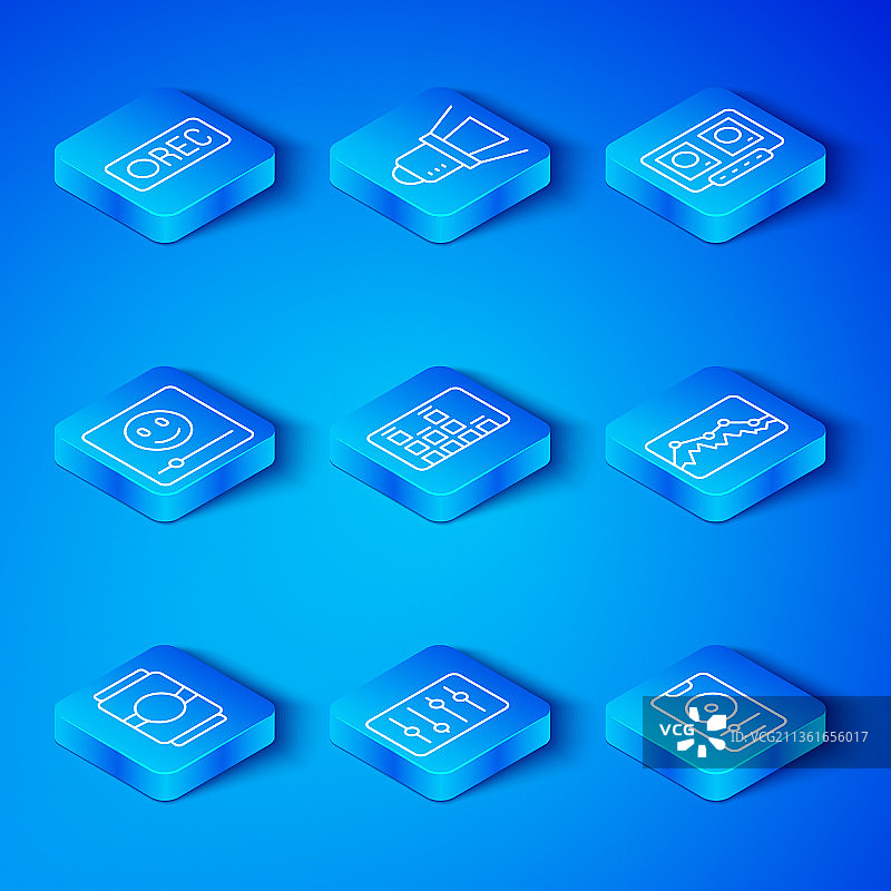 啤酒罐与调音器组合图片素材