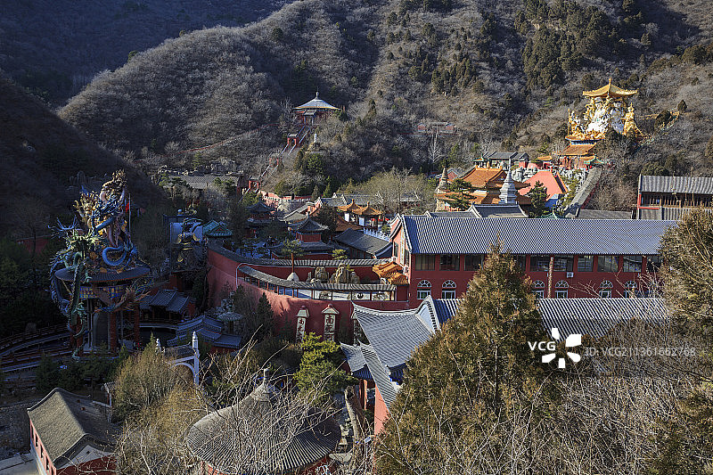 门头沟，白瀑寺图片素材