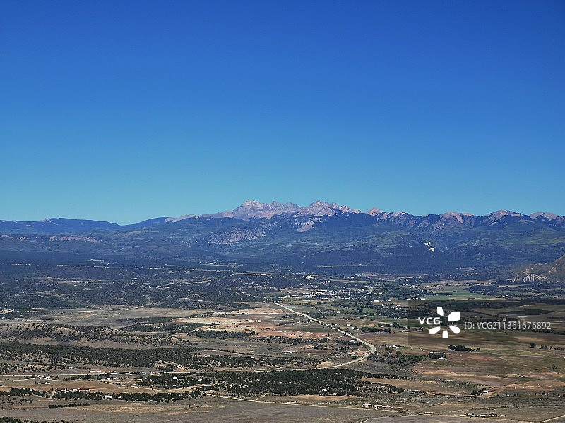 曼科斯山谷的风景，科罗拉多州，美国图片素材