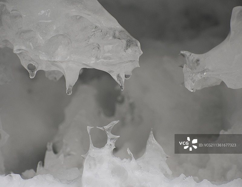 冰冻水特写图片素材