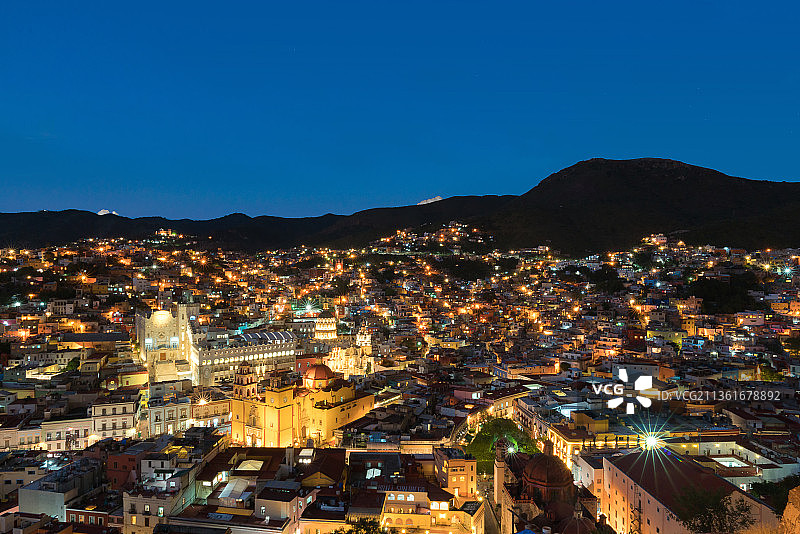 墨西哥瓜纳华托傍晚图片素材