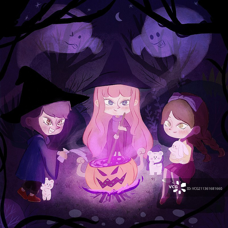 魔法师的黑森林图片素材