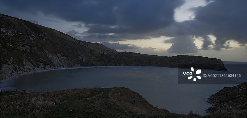 英国西卢尔沃思海景山景风光图片素材