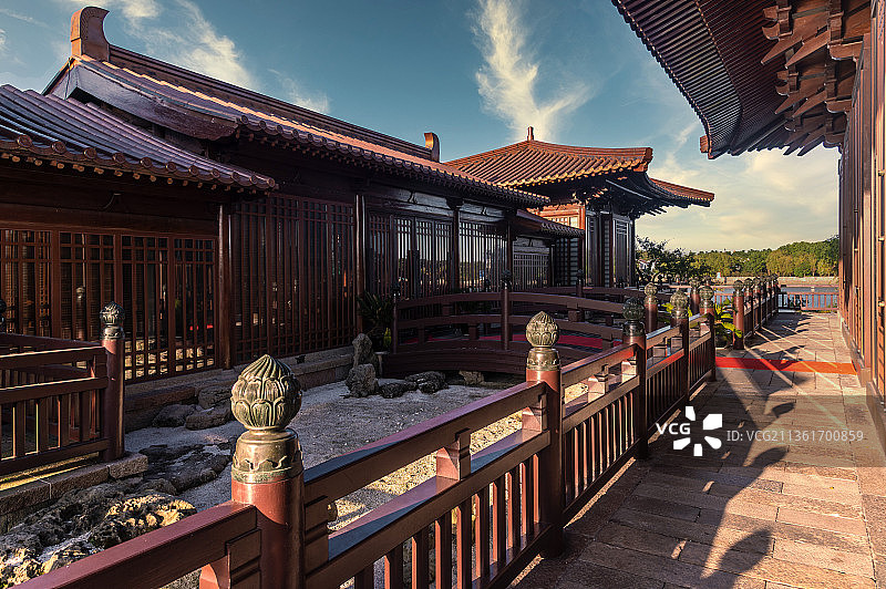 中式回廊图片素材