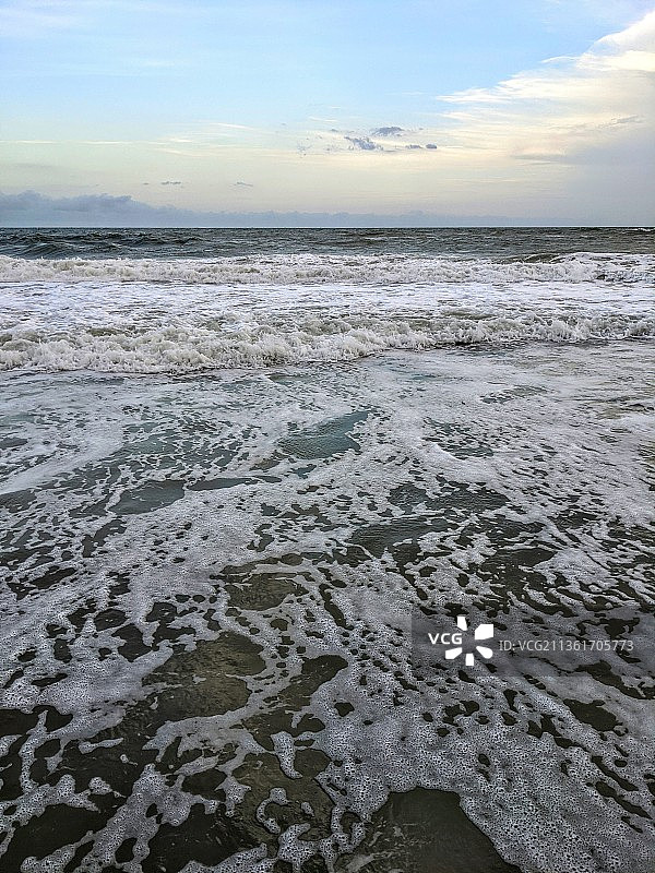 杰克逊维尔海滩日落海景图片素材