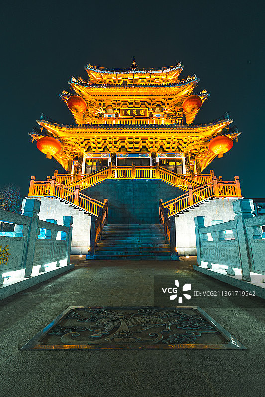 淮安河下古镇魁星阁图片素材