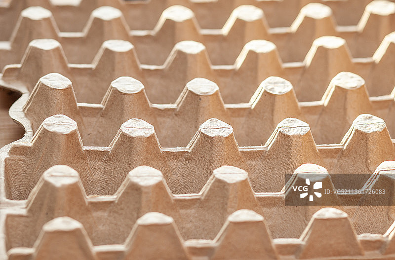 用于储存和运输鸡蛋的保护性纸板包装图片素材