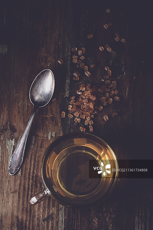 新鲜冲泡的红糖茶图片素材