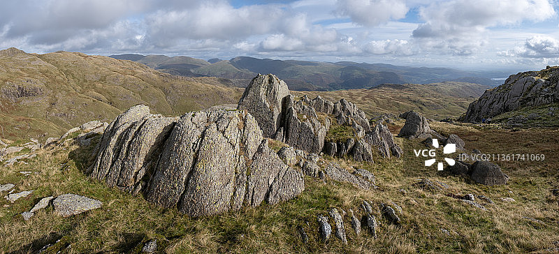 英国安布尔赛德朗代尔派克斯全景图片素材