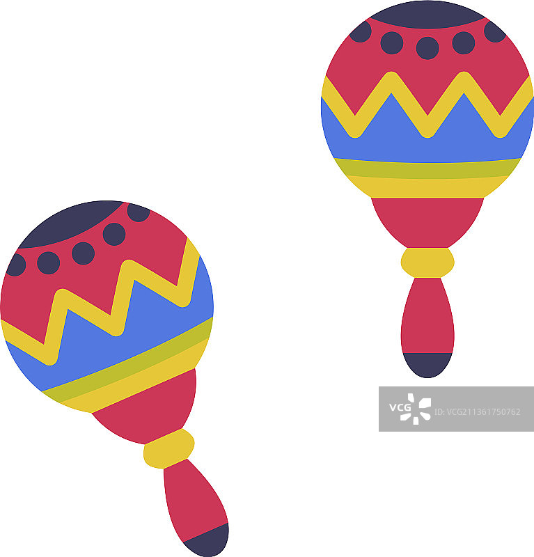 用于墨西哥音乐摇晃的沙球图片素材