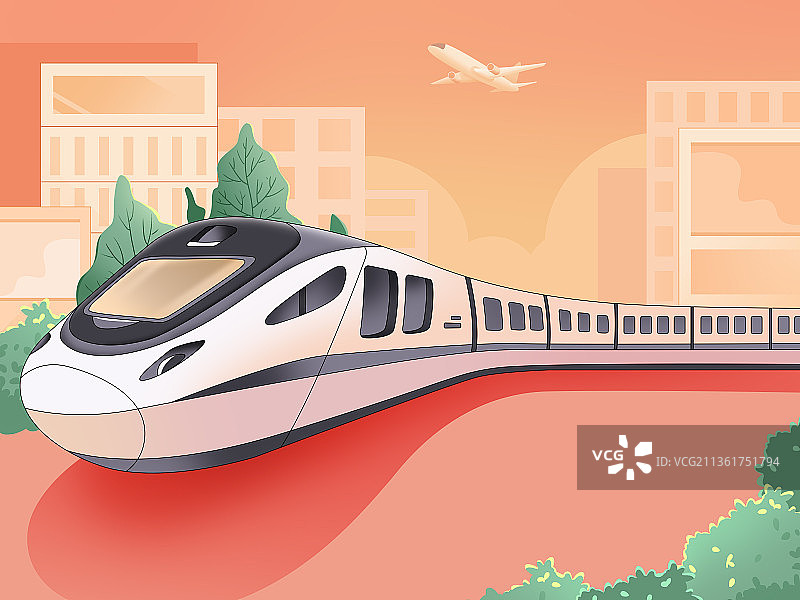 春运交通插画图片素材