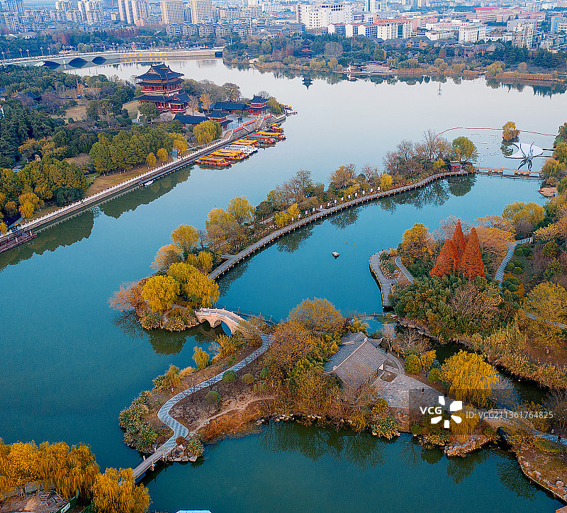 泰州市凤城河风景区图片素材