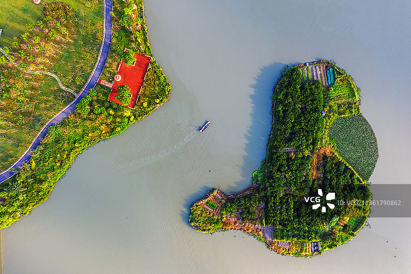 《浙江省温州市瓯海区三垟街道湿地物语》图片素材