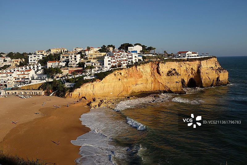 葡萄牙海滨建筑风光图片素材