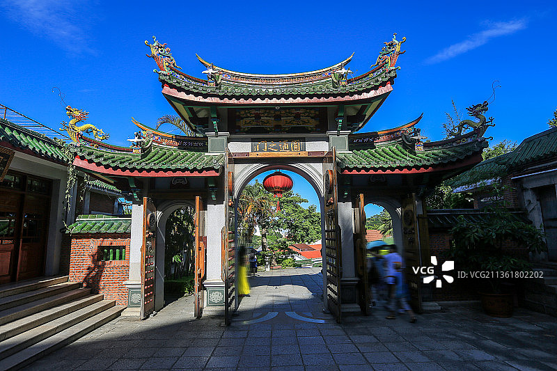 福建厦门鼓浪屿日光岩寺图片素材