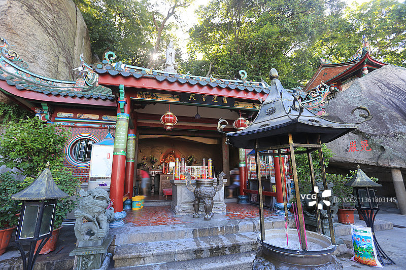 福建厦门鼓浪屿日光岩寺：圆通宝殿图片素材