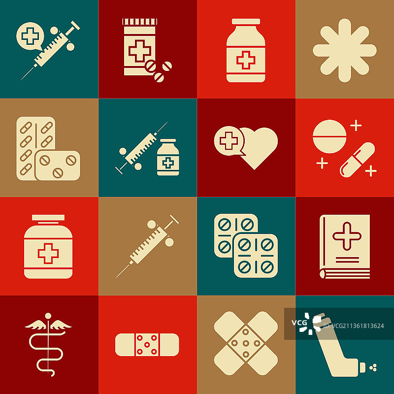 吸入器医药书籍药丸或药片素材合集图片素材