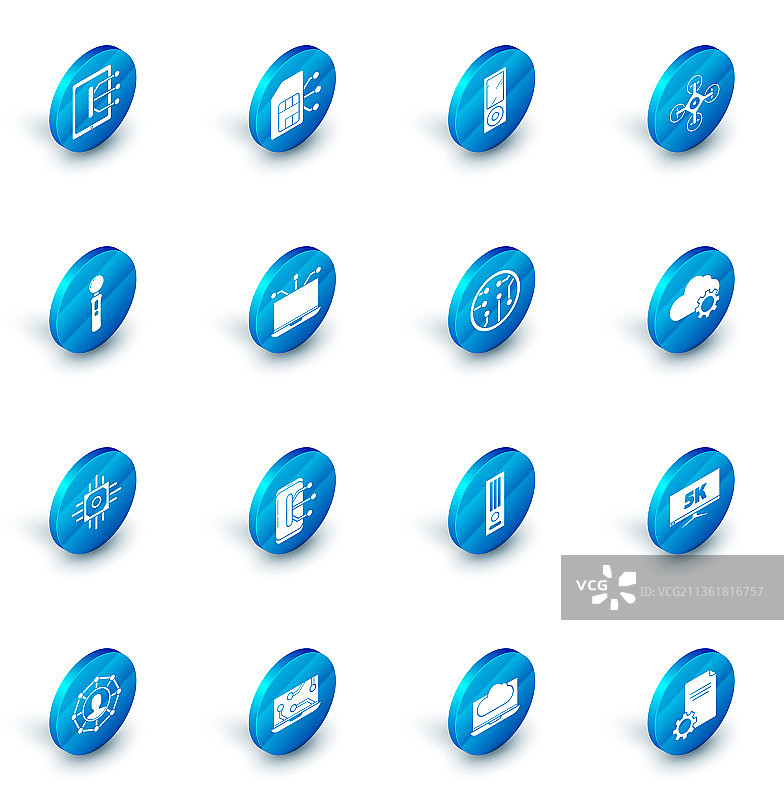 SIM卡、音乐播放器、无人机、游戏手柄合集图片素材