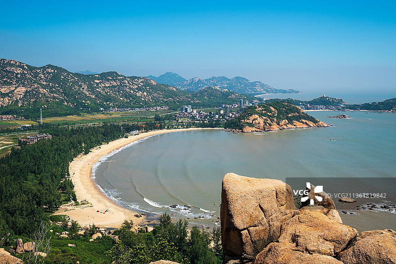 台山下塘湾沙滩图片素材