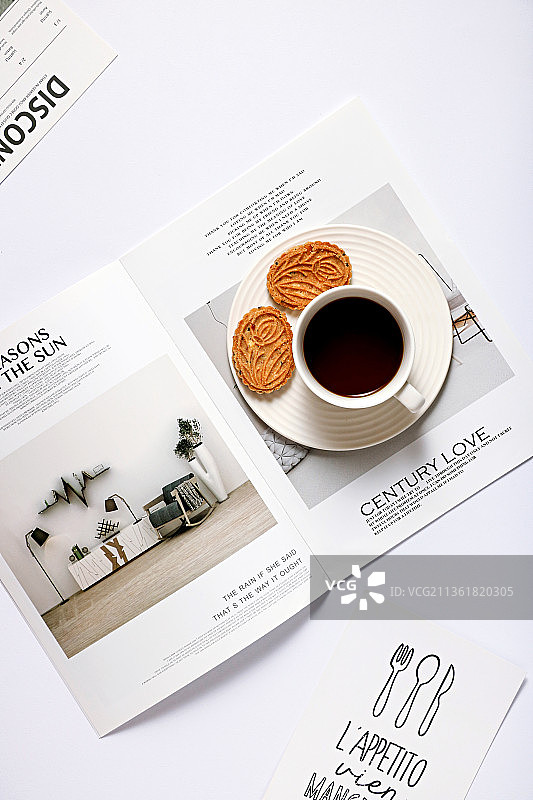 下午茶咖啡饼干图片素材