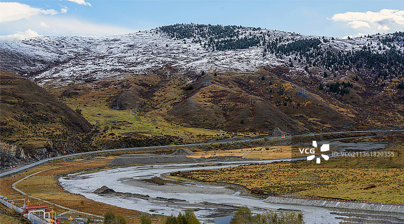 塔公草原·四川康定图片素材