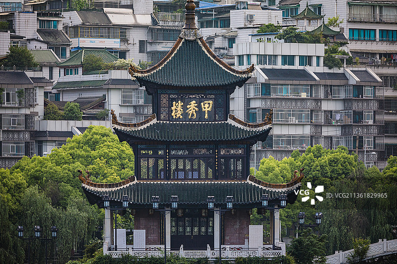 贵州贵阳甲秀楼图片素材