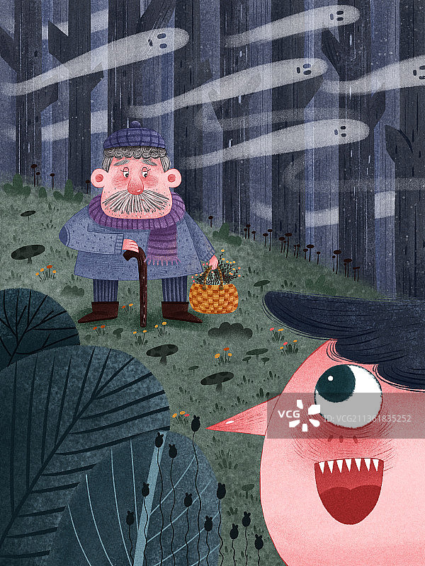 树林  怪兽图片素材