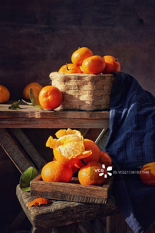 静物-橘子图片素材