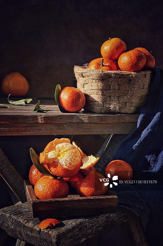 静物-橘子图片素材