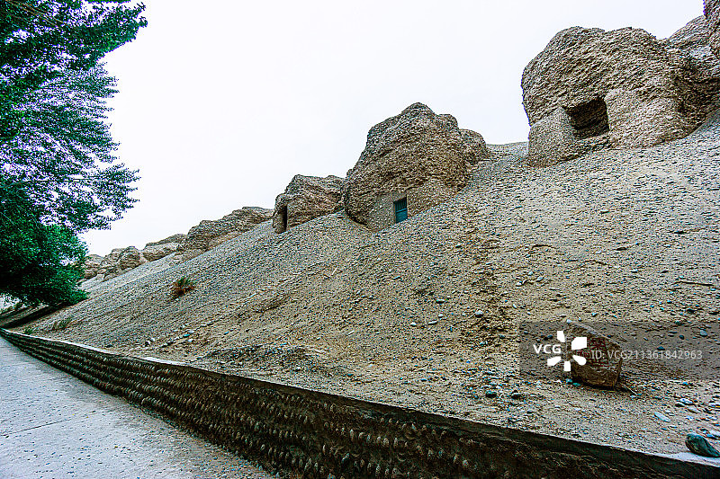 甘肃敦煌西千佛洞景观图片素材