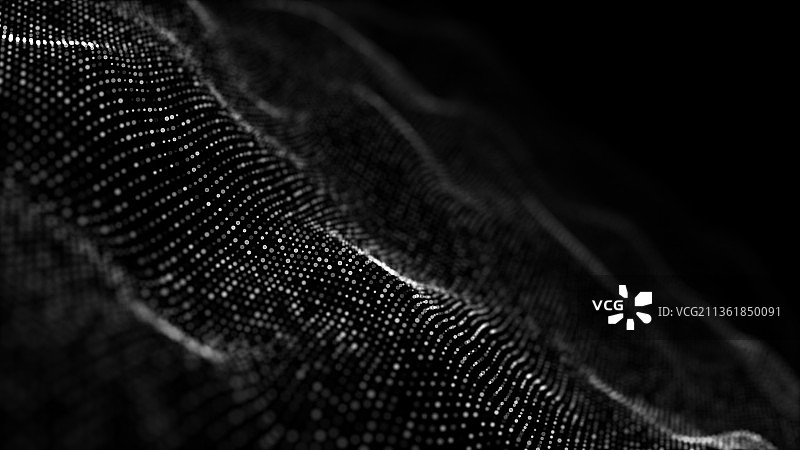 蓝色科技感空间织物网格背景图片素材