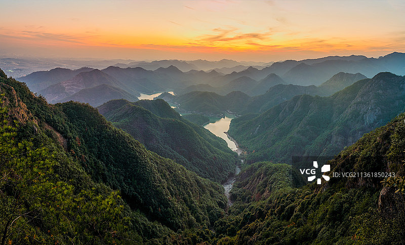 壮美笔架山。图片素材