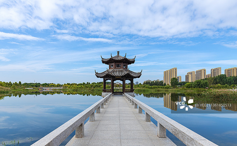 河北邯郸如意湖图片素材