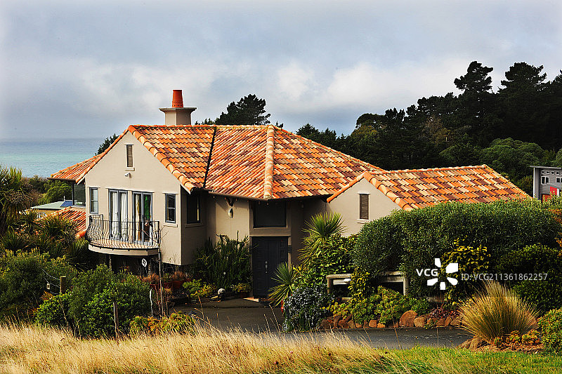 新西兰，旦尼丁风景。图片素材