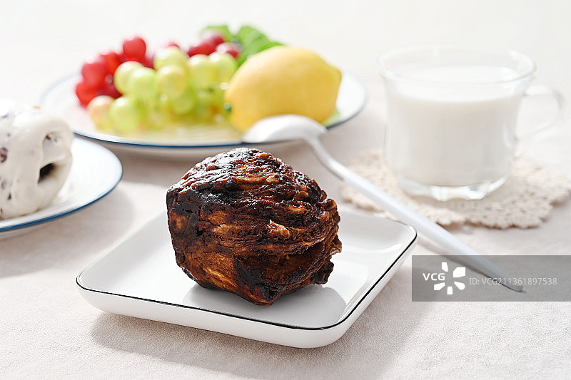 营养早餐特色北京面食糖火烧图片素材